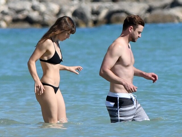 Justin Timberlake a jeho manželka Jessica Biel