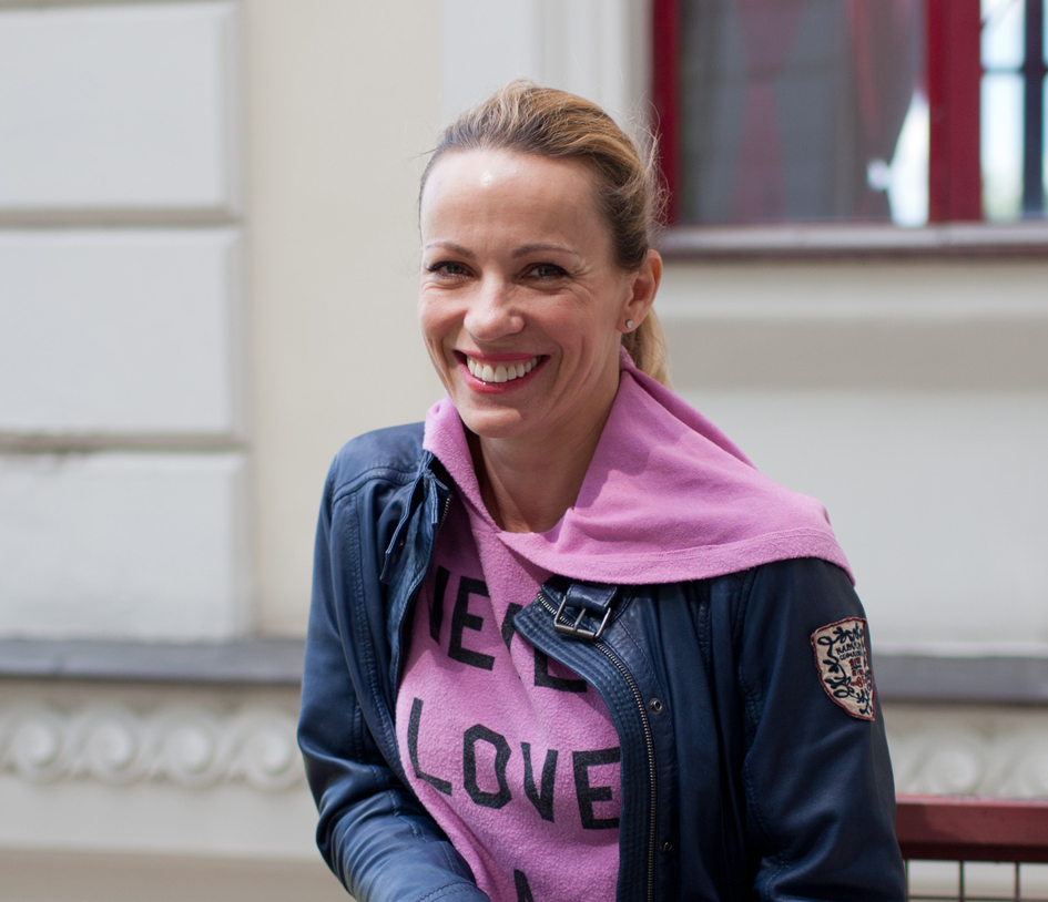 Herečka Diana Mórová.