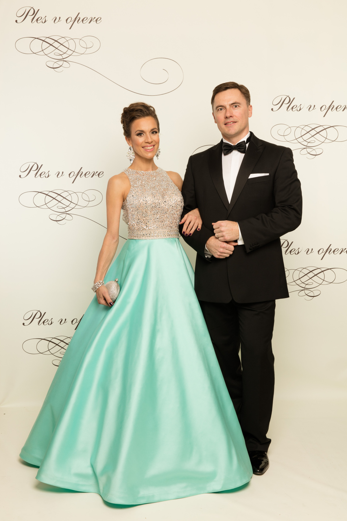 Herečka a moderátorka Lucia Hurajová s manželom. 