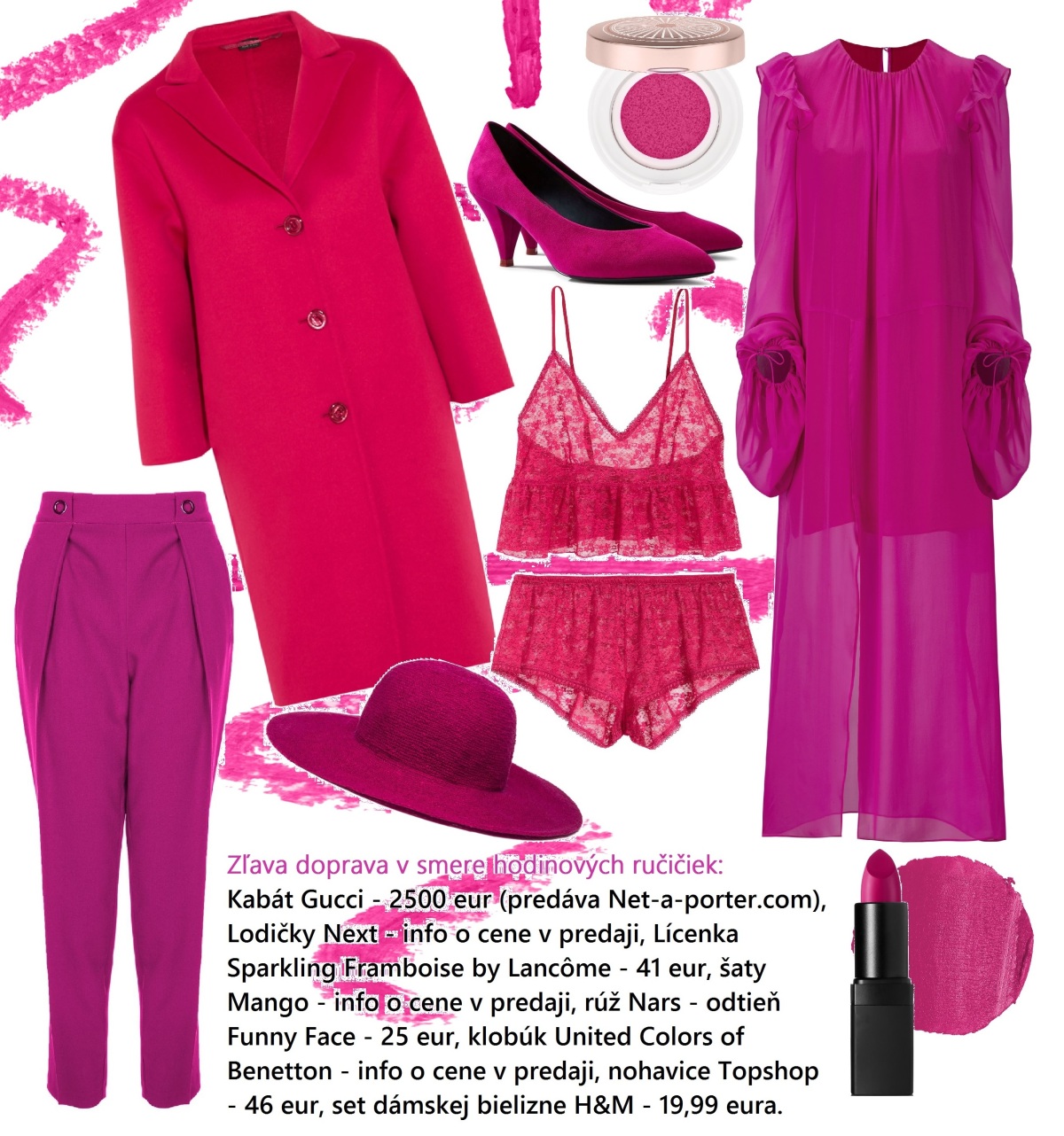 fuchsia - farba - sezóna - trend