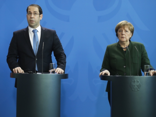 nemecko, tunisko, merkelová, chahed