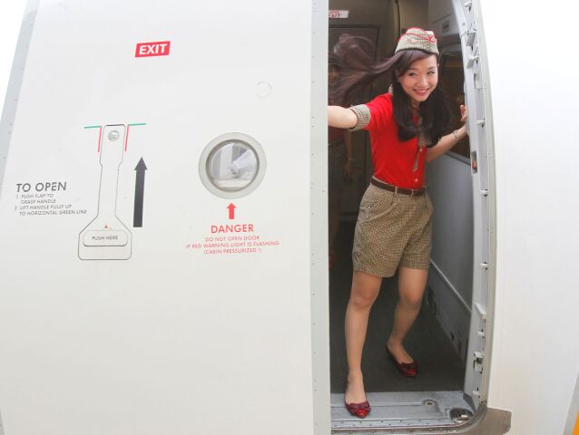Vietjet, letuška, lietadlo, let, cestovanie,