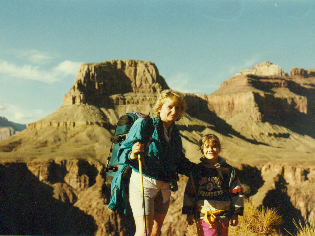 V Grand Canyone s Miškou v roku 1997.