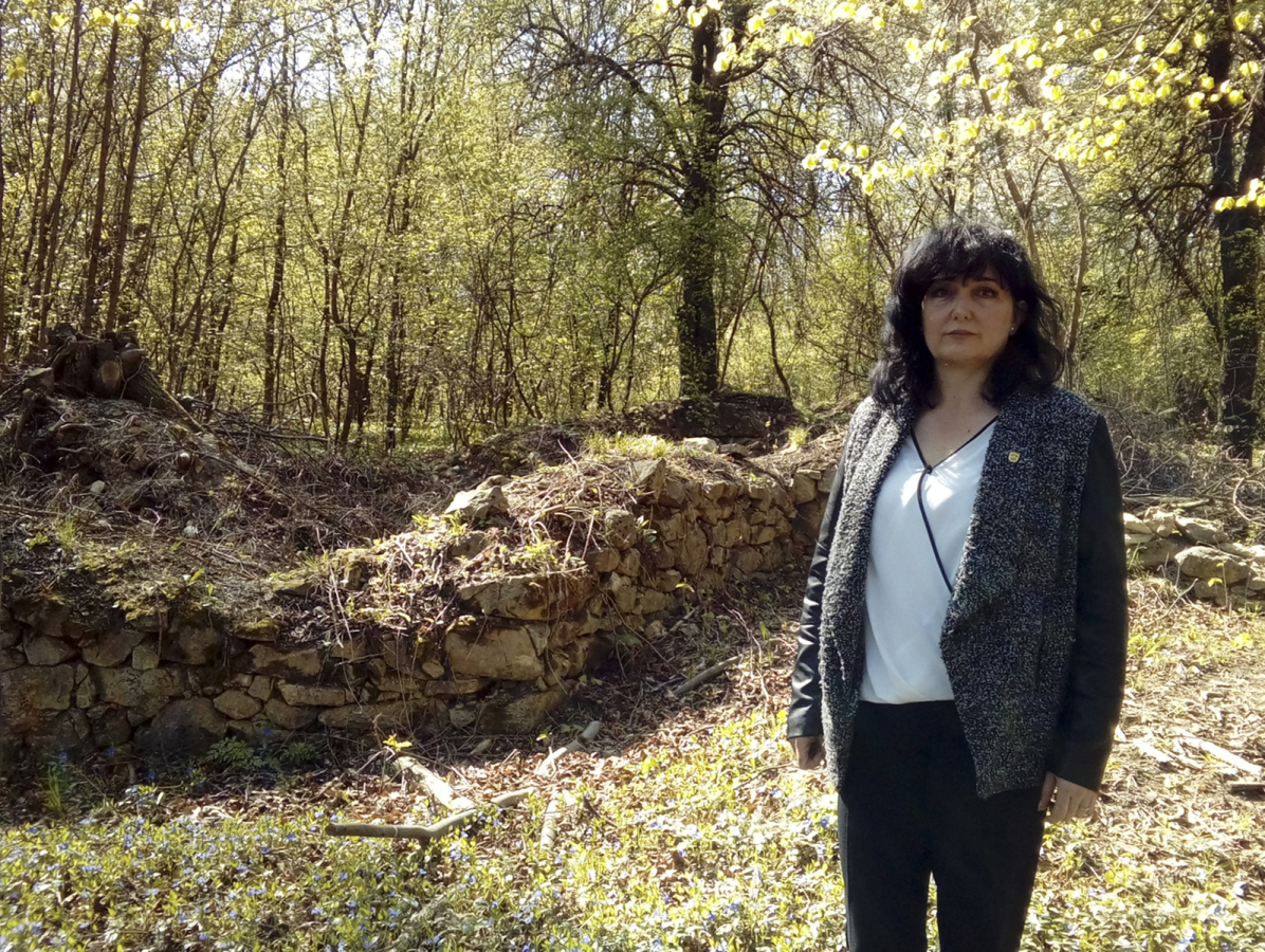 Alena Šoltýsová, starostka, kostolík