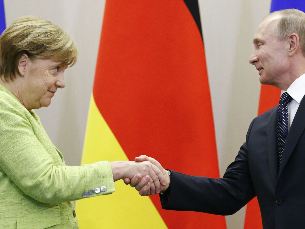 merkelová, putin,