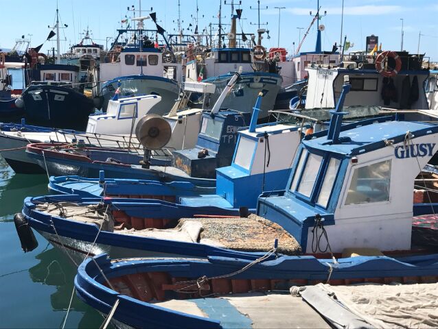 Prístav v Trapani.