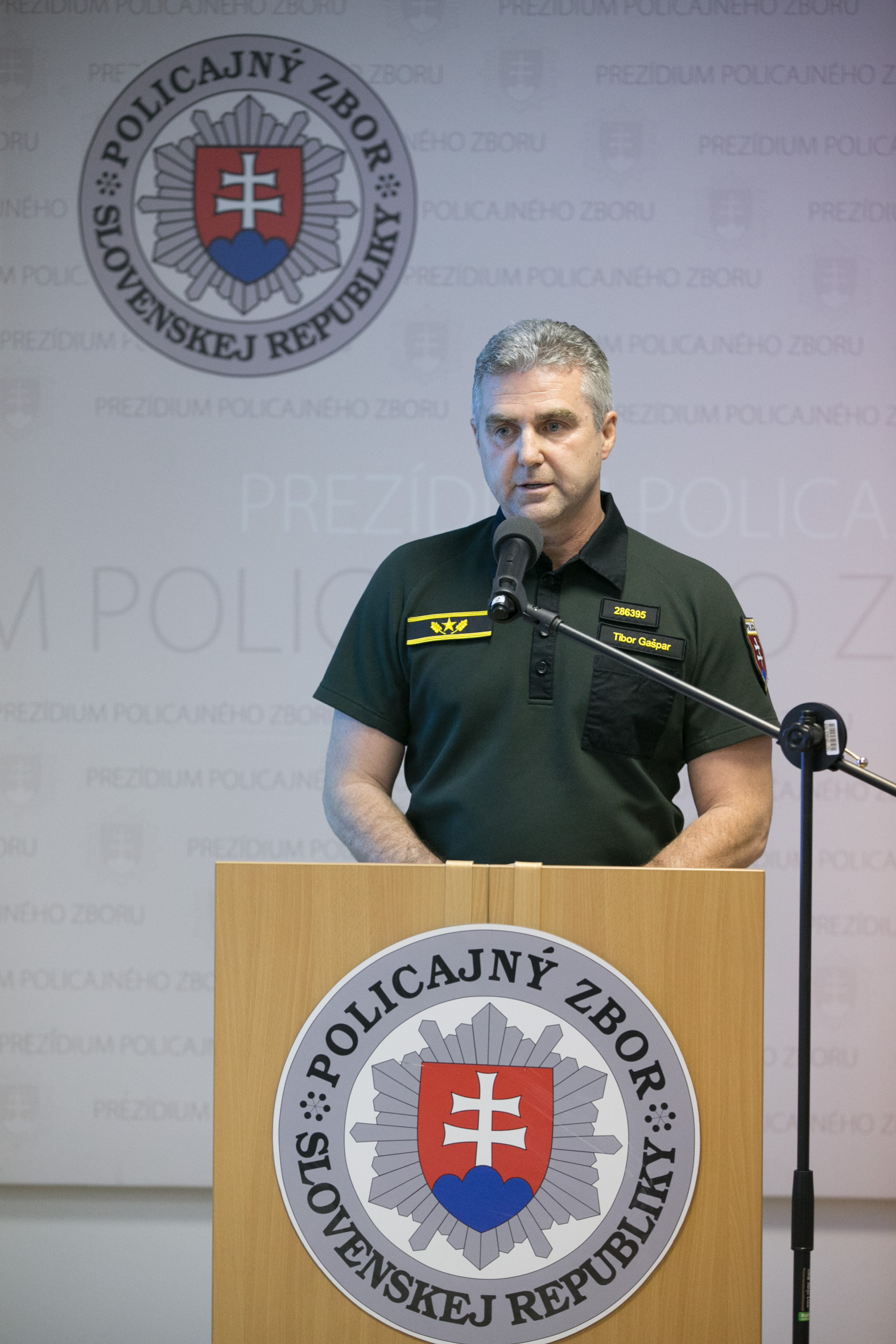 Policajný prezident Tibor Gašpar.