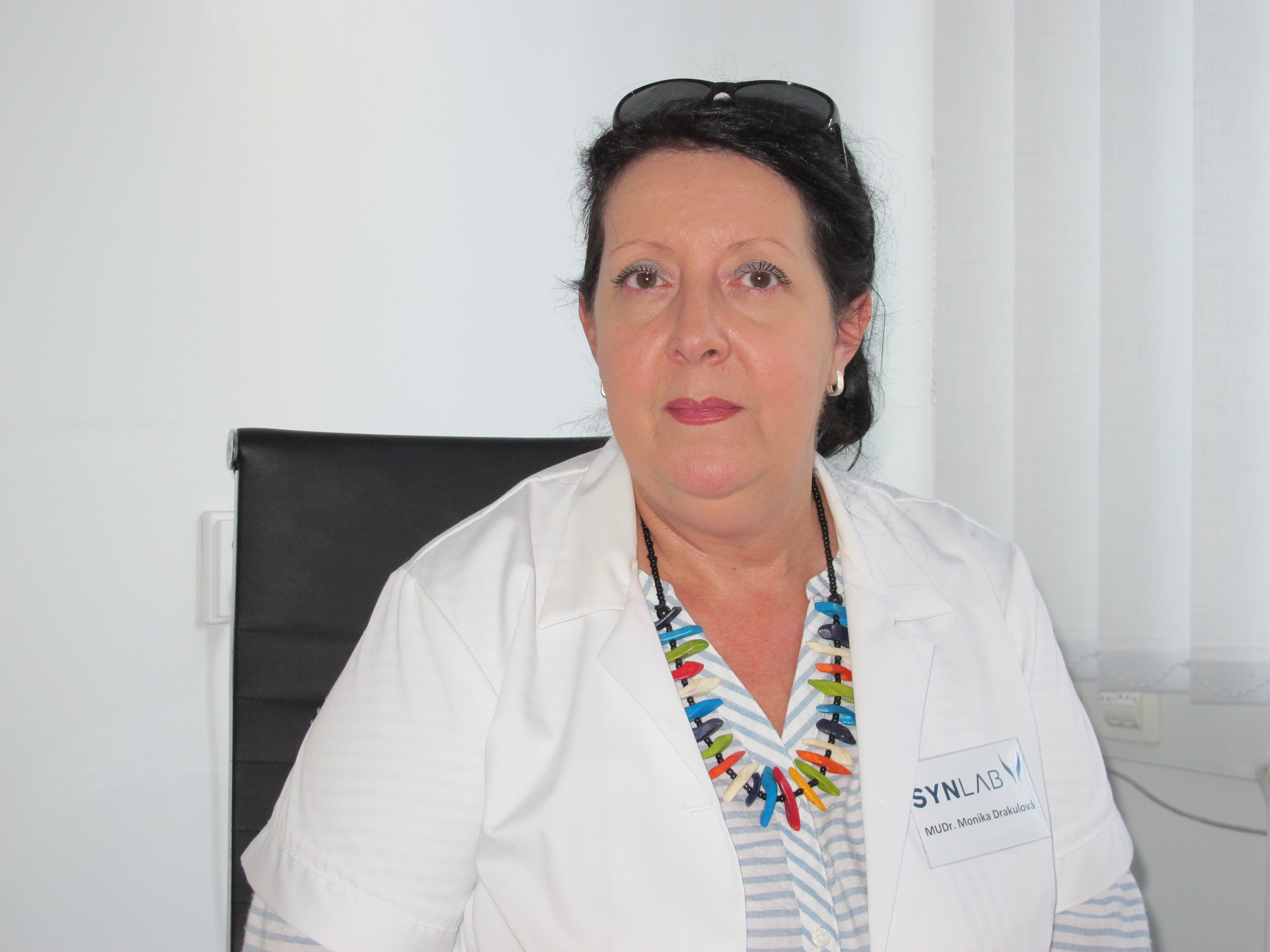 Hematologička, MUDr. Monika Drakulová. "Priezvisko mi ostalo a život ma privial do hematologických vôd."