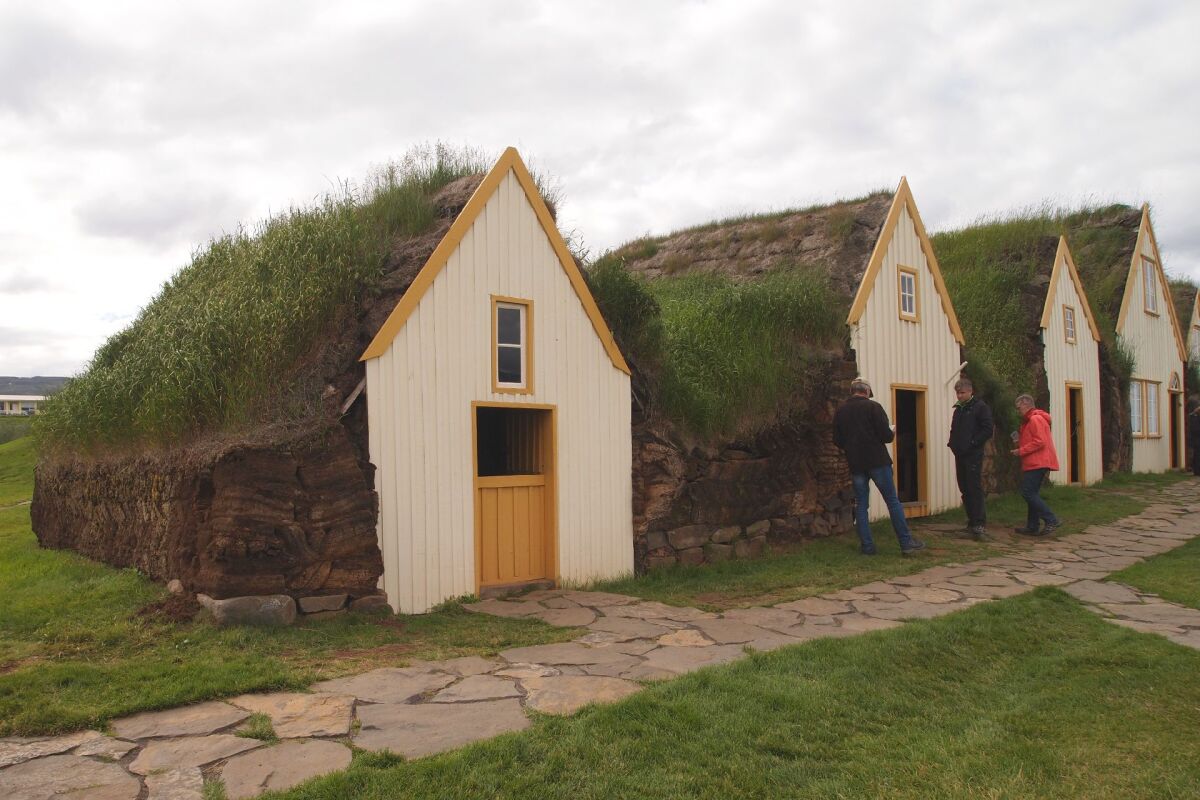 Island, dom, Skanzen v Skógare