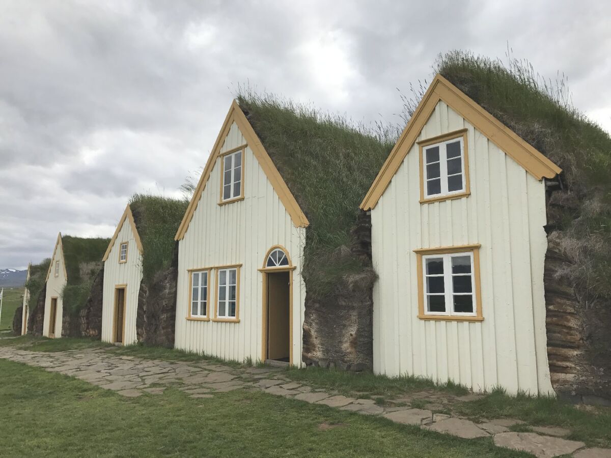 Island, dom, Skanzen v Skógare