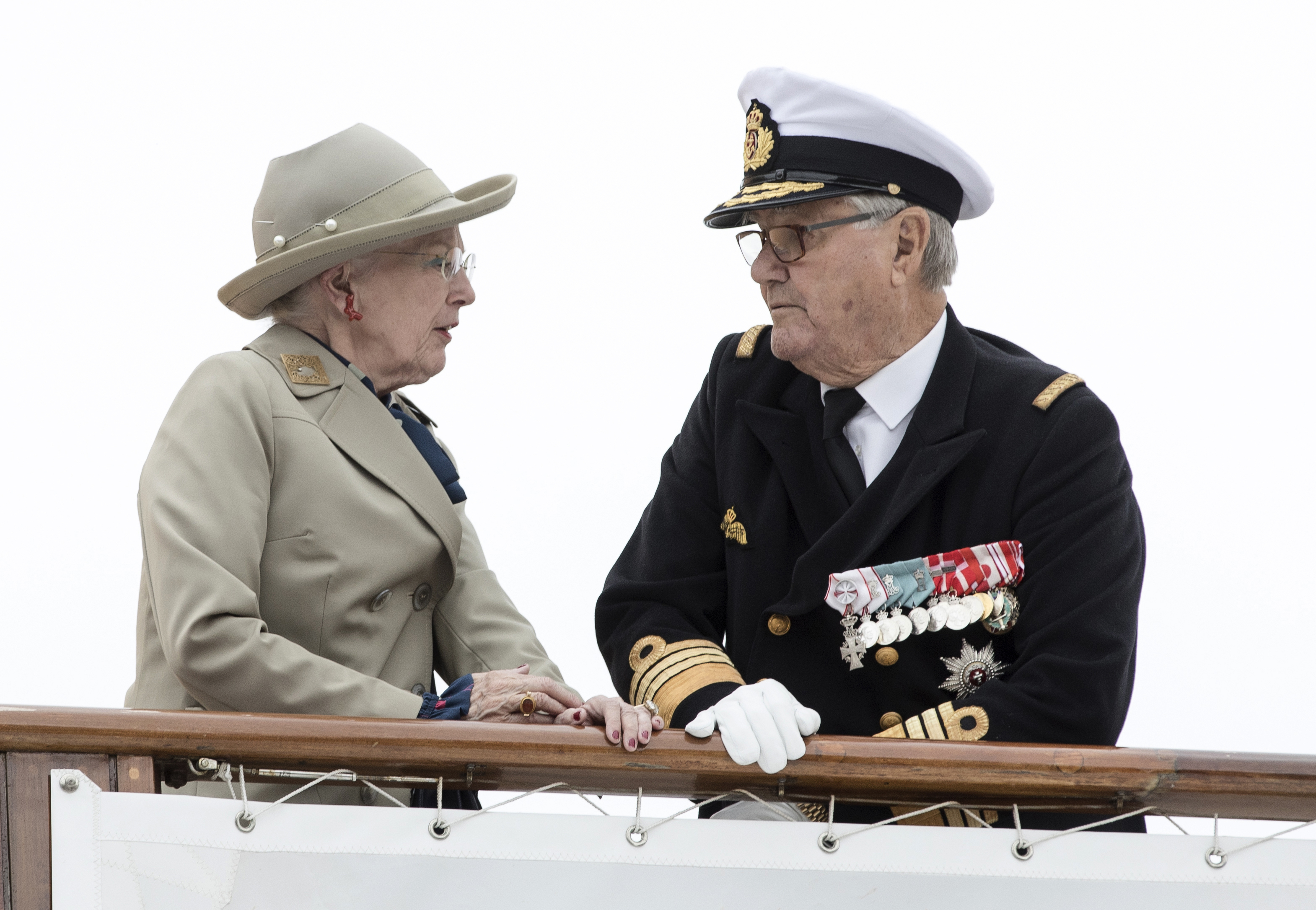 Dánska kráľovná Margrethe s manželom princom Henrikom.