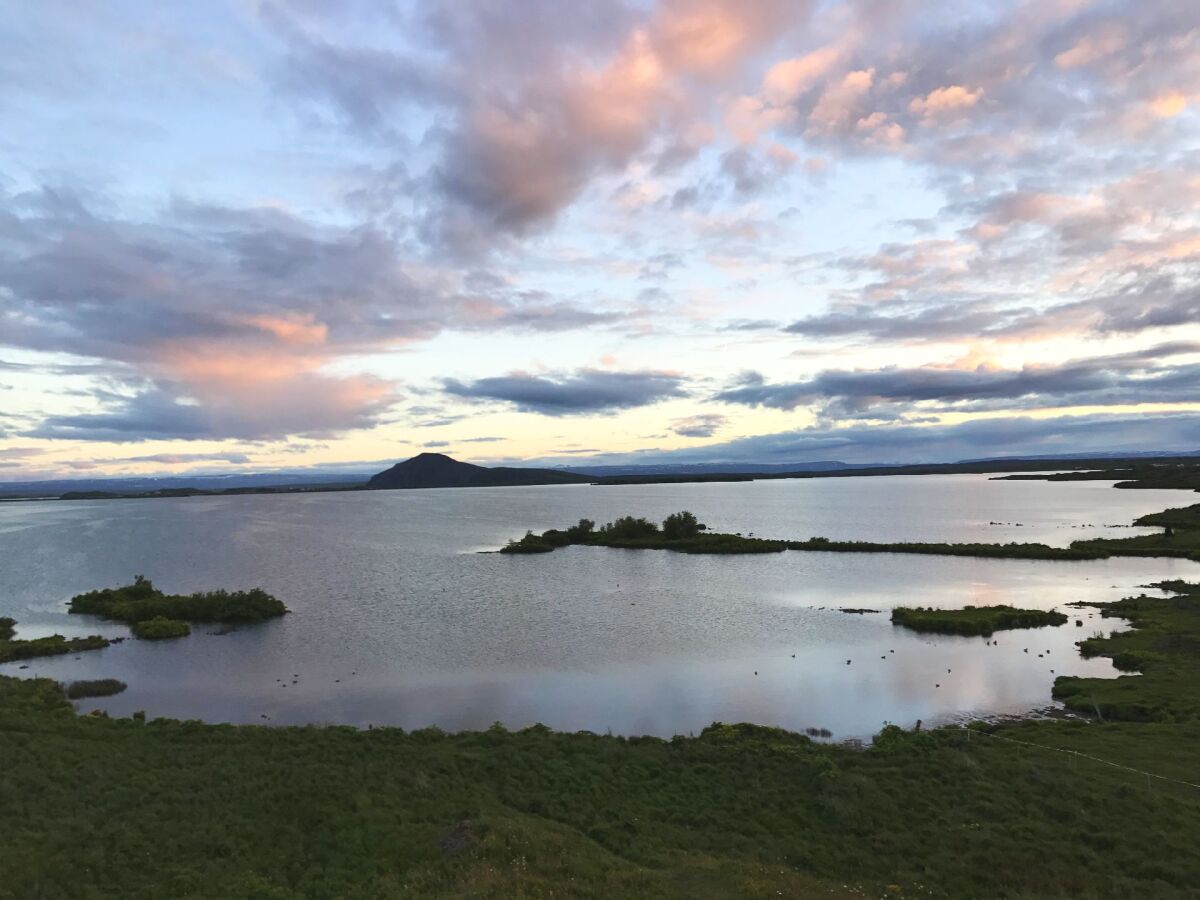 Island, jazero