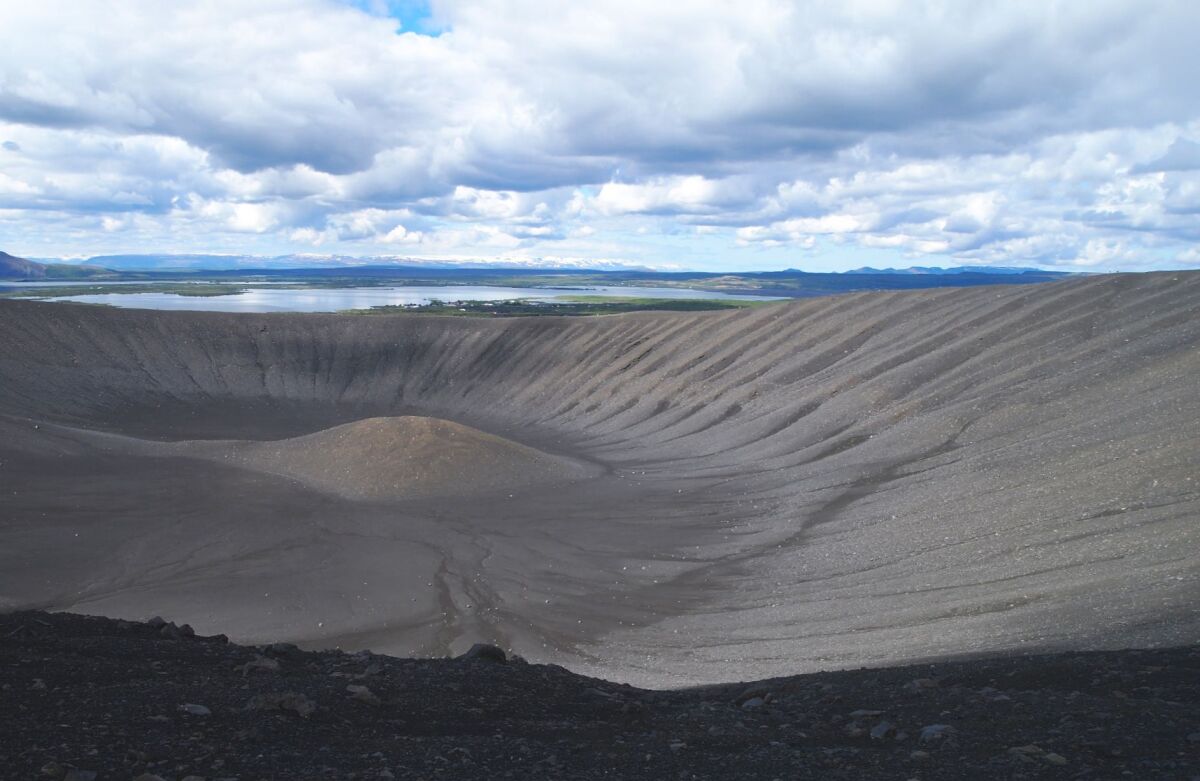 Island, kráter, sopka,