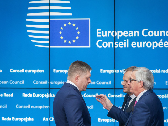 Fico, Tusk,  Juncker