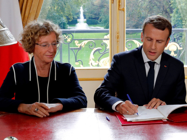 Emmanuel Macron, práca