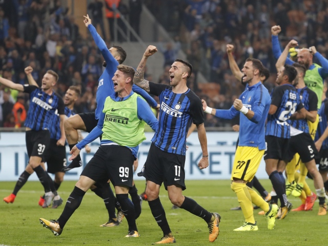 Inter derby radosť