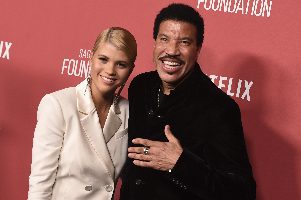 Spevák Lionel Richie a jeho 19-ročná dcéra Sofia Richie.
