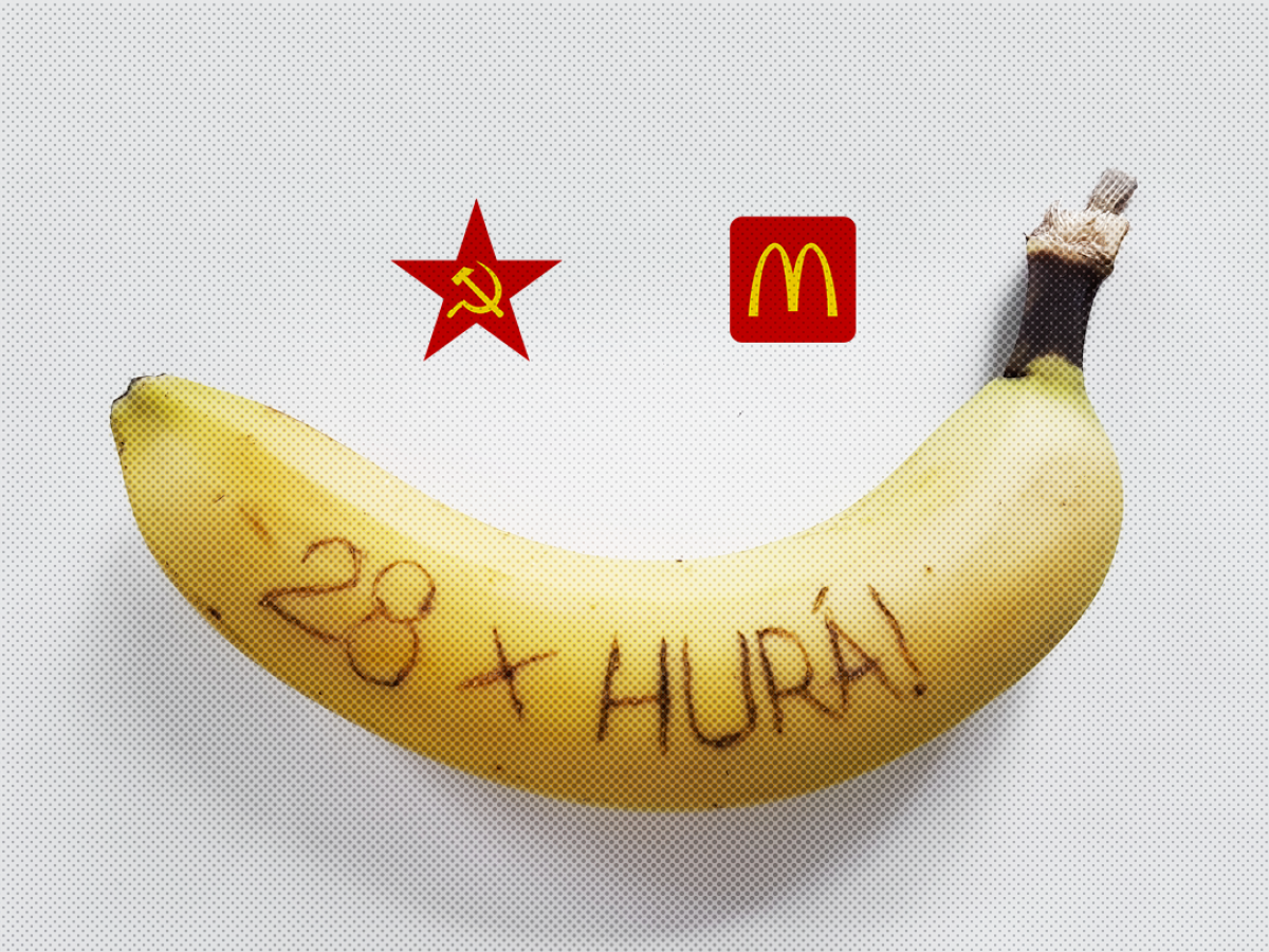 banán, MacDonald, päťcípa hviezda