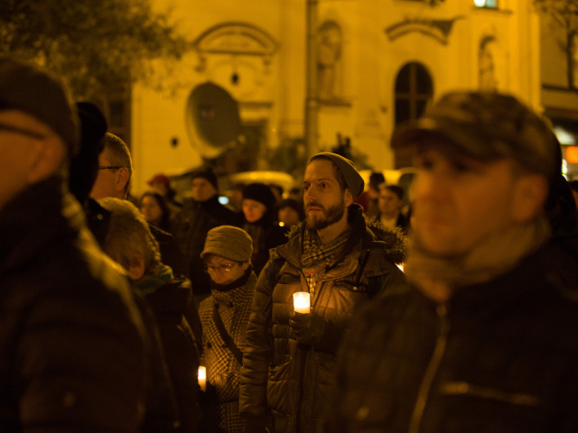 17. november 2017, zhromaždenie na Námestí SNP