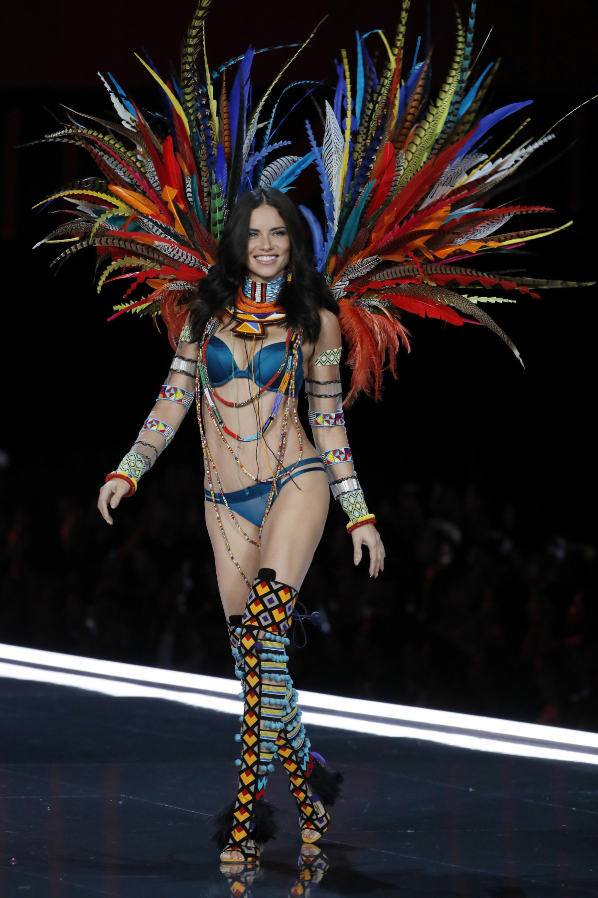 China Victoria's Secret Brazílska topmodelka Adriana Lima.