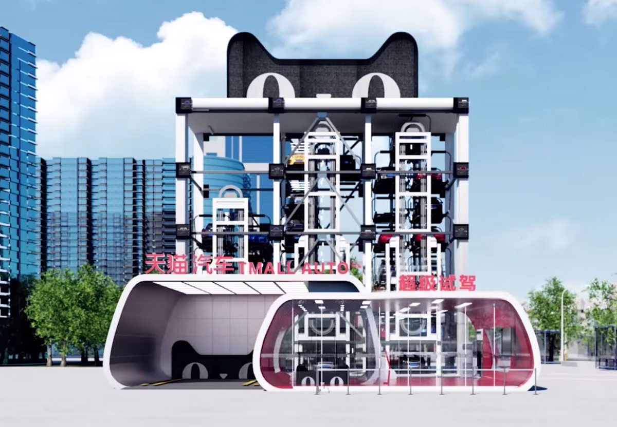 Alibaba - automat na autá