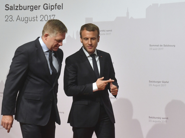 Fico, Macron 