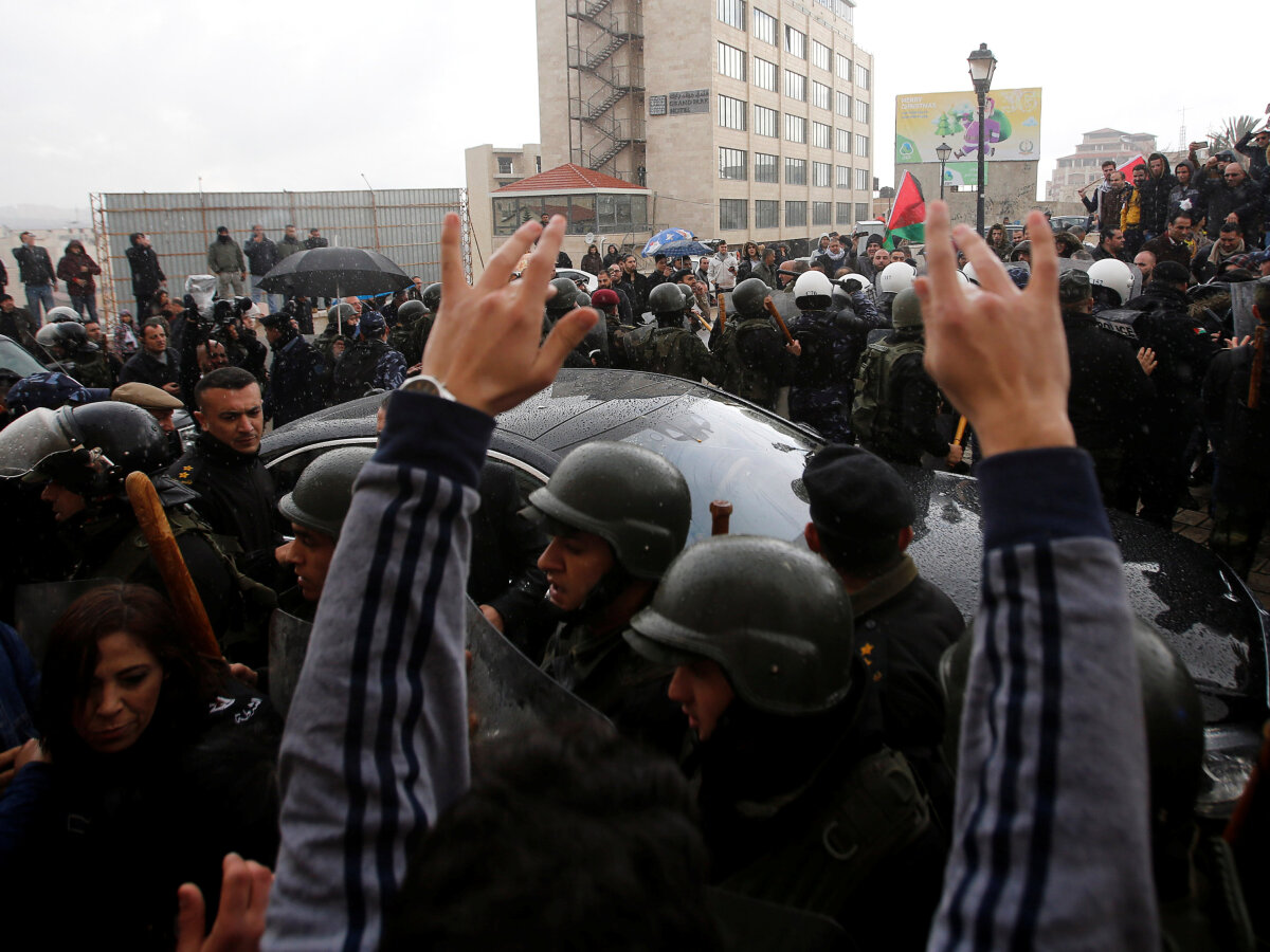 Palestína, protest, Betlehem