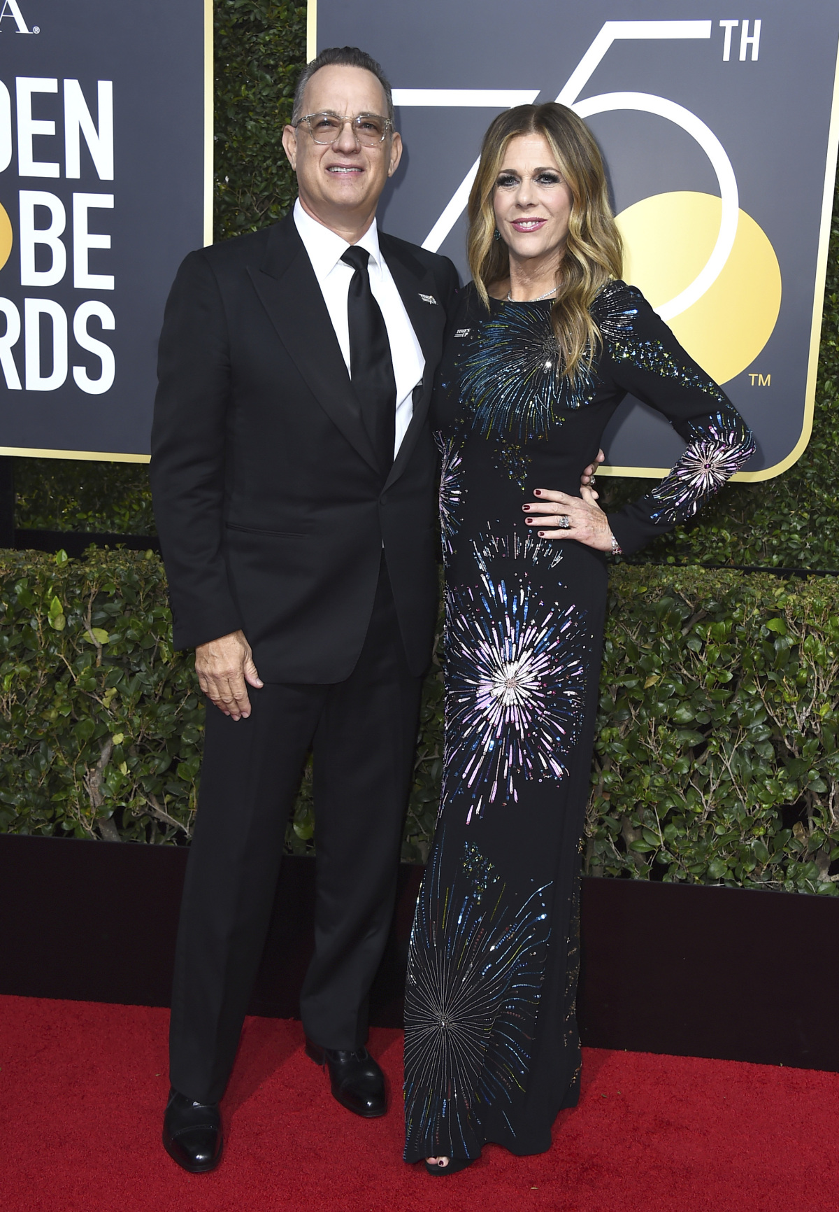 Herec Tom Hanks a jeho manželka Rita Wilson.