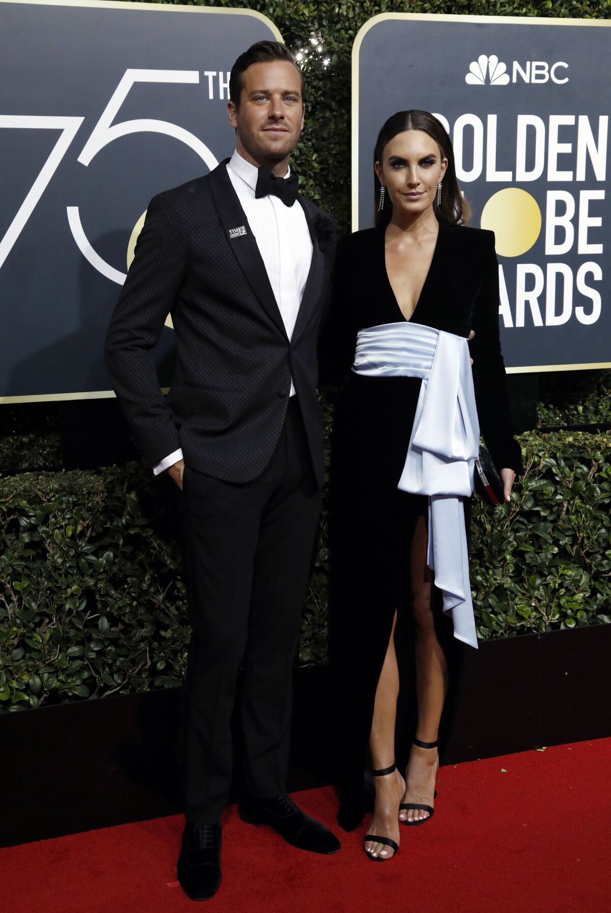 Herecký manželský pár Armie Hammer a Elizabeth Chambers.