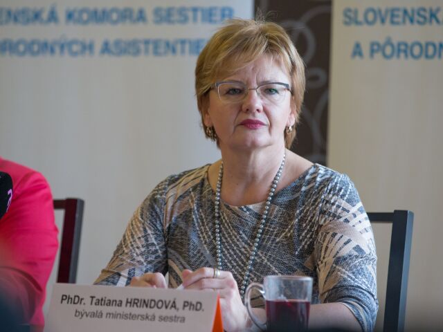 bývalá ministerská sestra Tatiana Hrindová