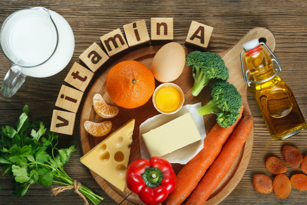 Vitamín A, jedlo, zdravá strava