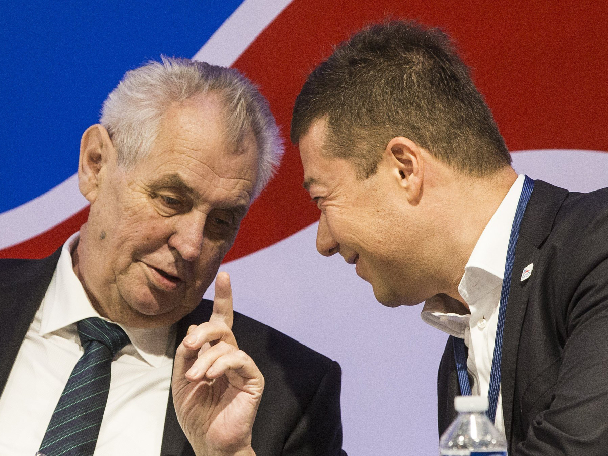 Miloš Zeman, Tomio Okamura,