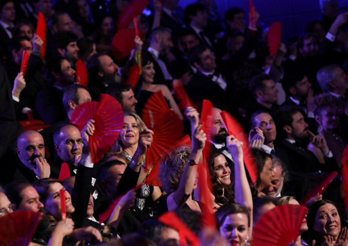 Časť hostí na vyhlásení cien Goya Awards
