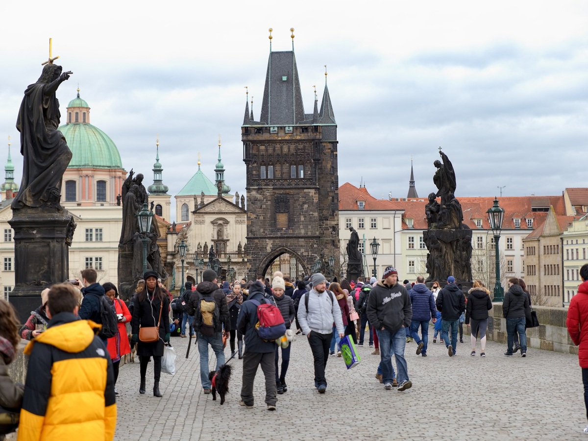 Praha, Karlov most, Karluv most, Česko, Česká republika