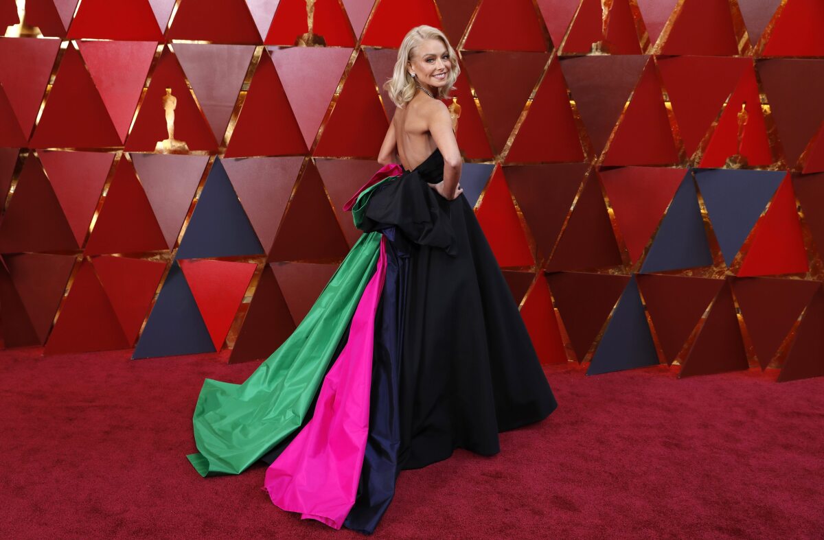 Televízna moderátorka Kelly Ripa.
