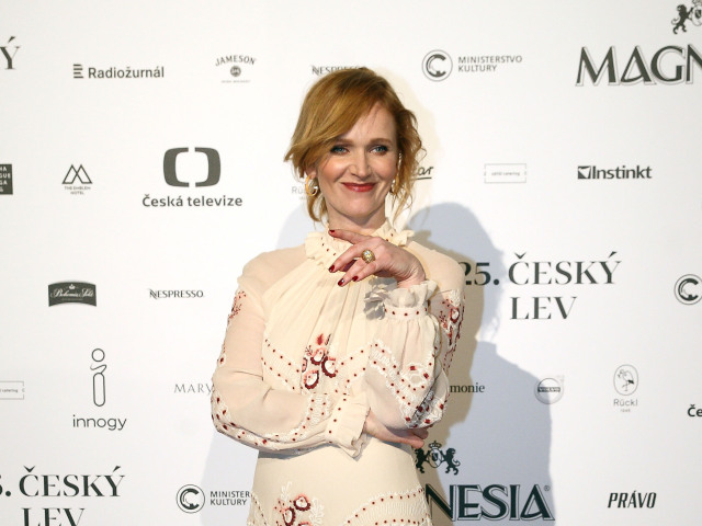 Herečka Anna Geislerová. 