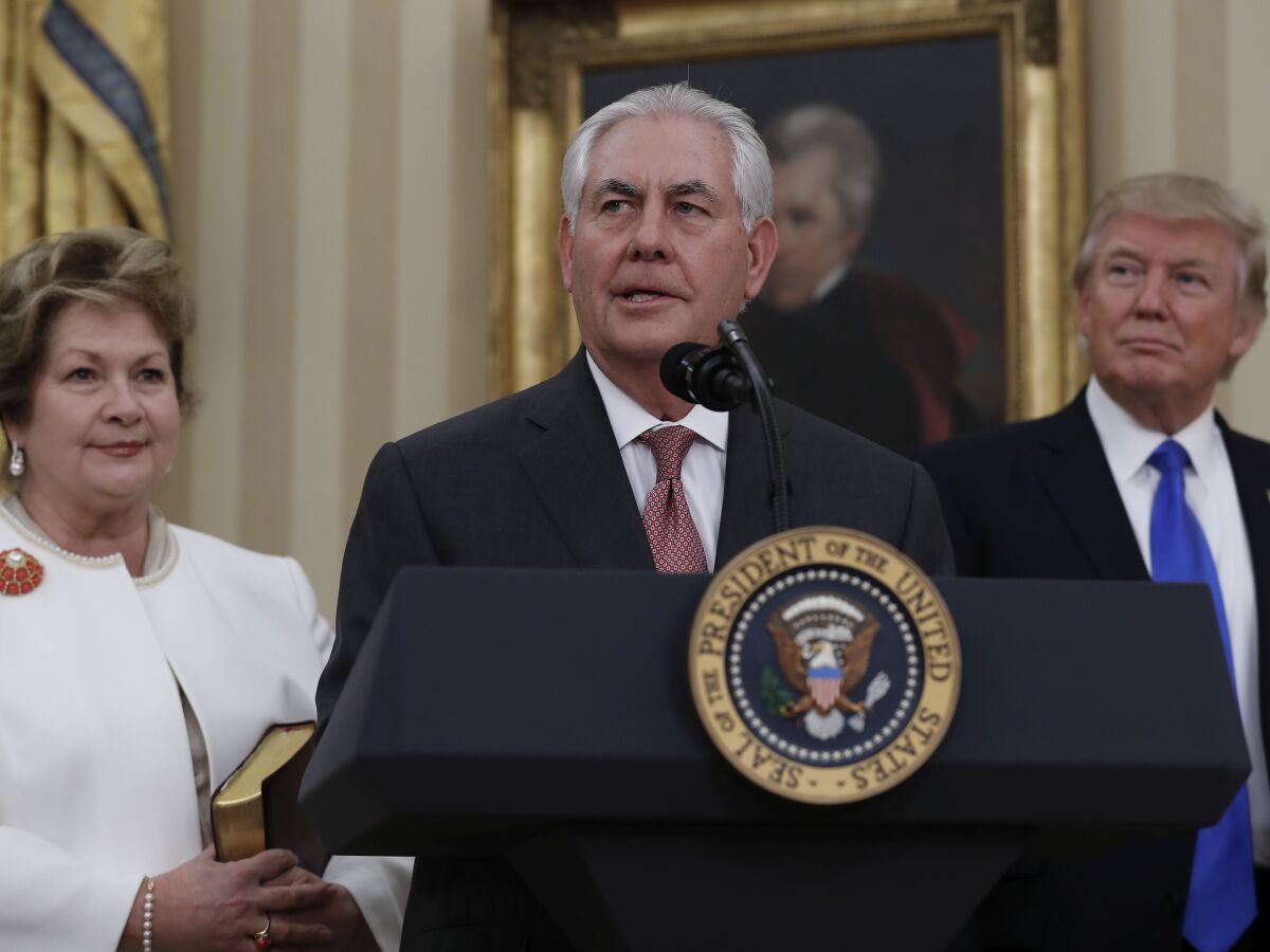 Trump tillerson