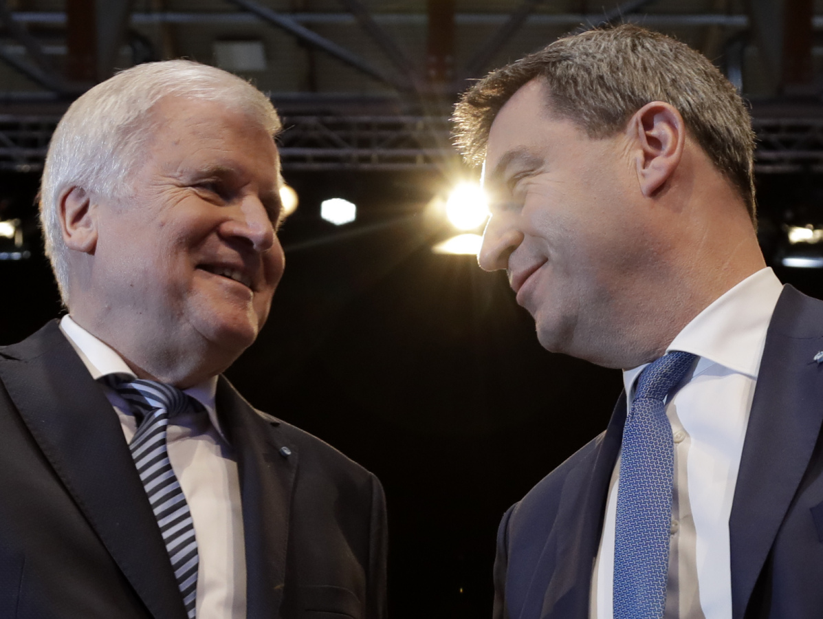 Nemecko, CSU, zjazd, Horst Seehofer, Markus Söder