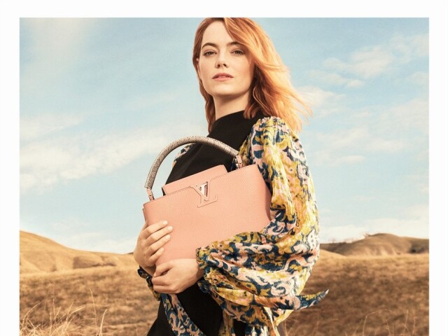 Herečka Emma Stone ako tvár v kampani Louis Vuitton. 