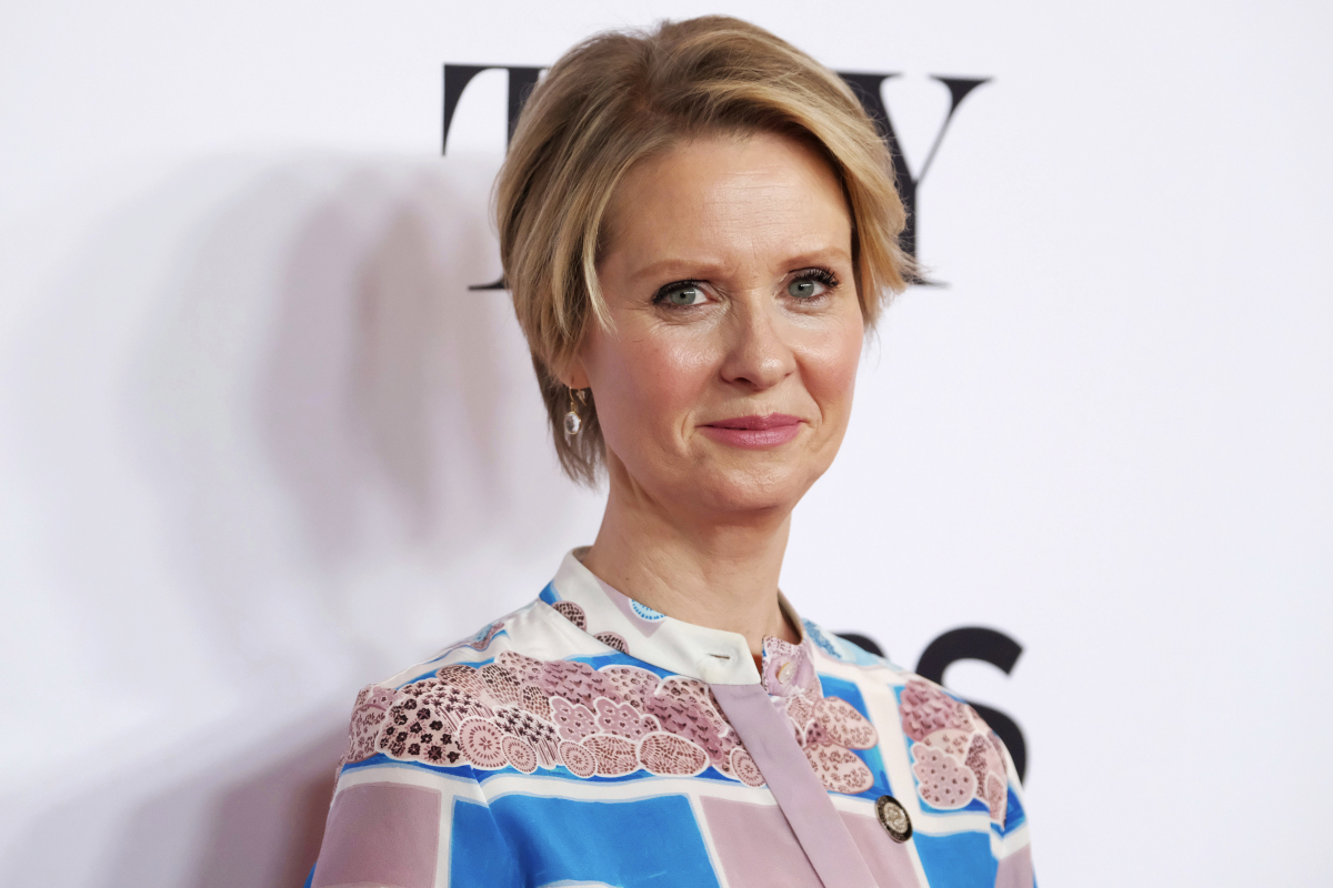 Herečka Cynthia Nixon na archívnom zábere. 