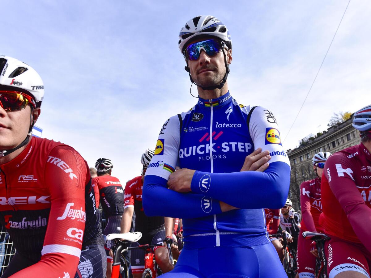 Tom Boonen v drese Quick-Step Floors