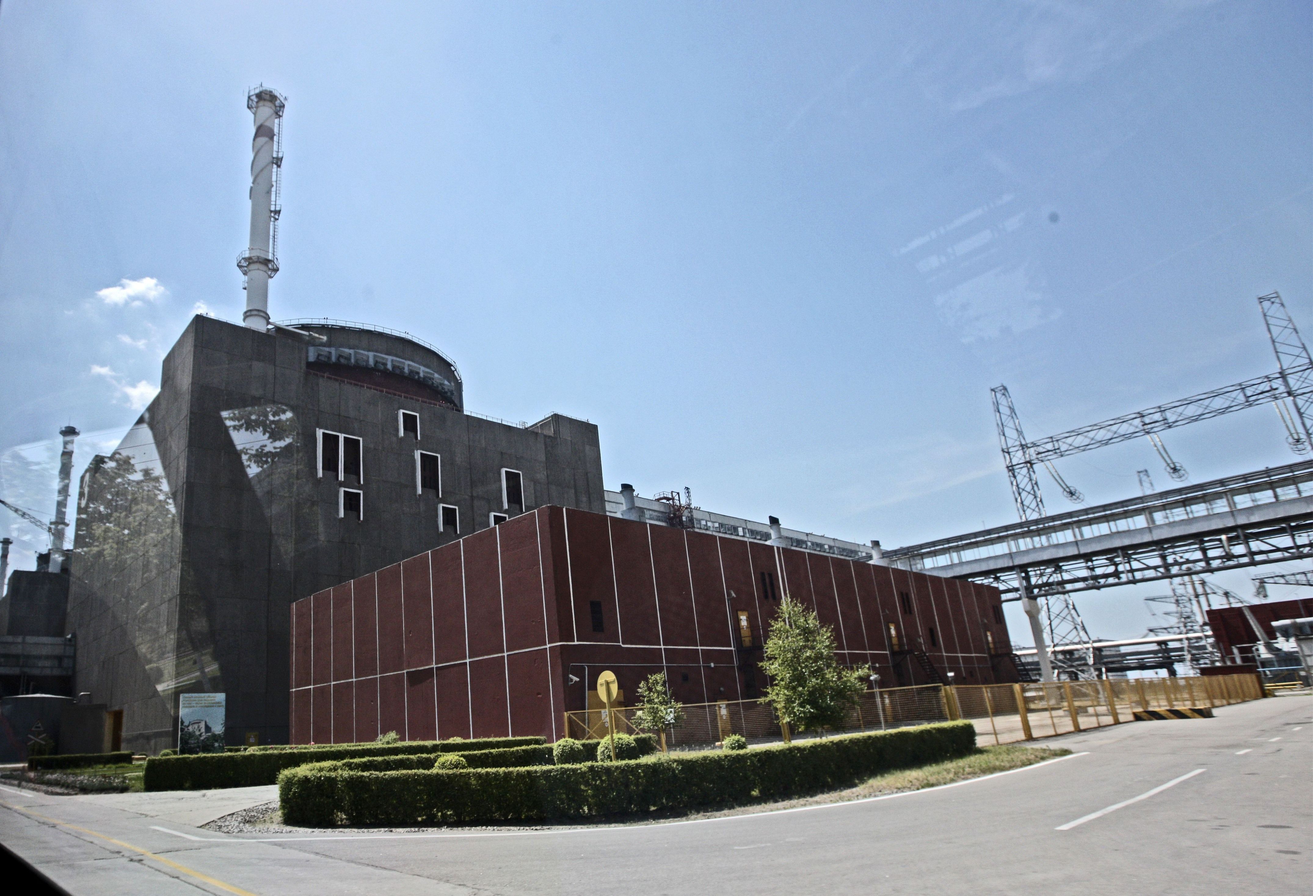 Záporožská atómová elektráreň, ktorá sa nachádza pri juhoukrajinskom meste Enerhodar