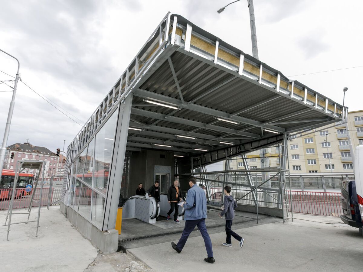 SR Bratislava Trnavské mýto podchod rekonštrukcia BAX