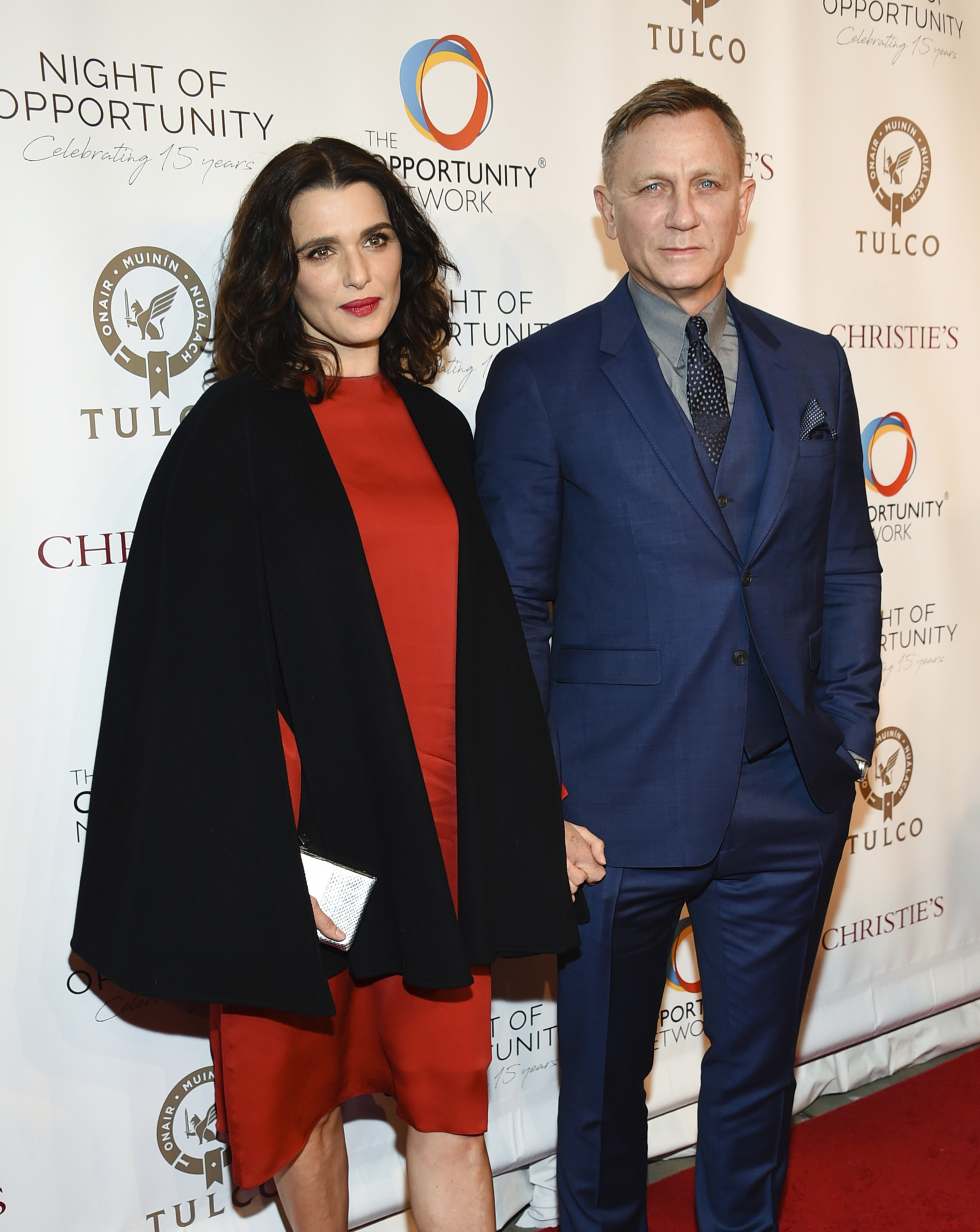 Herec Daniel Craig a jeho manželka Rachel Weisz na zábere z 9. apríla z New Yorku.