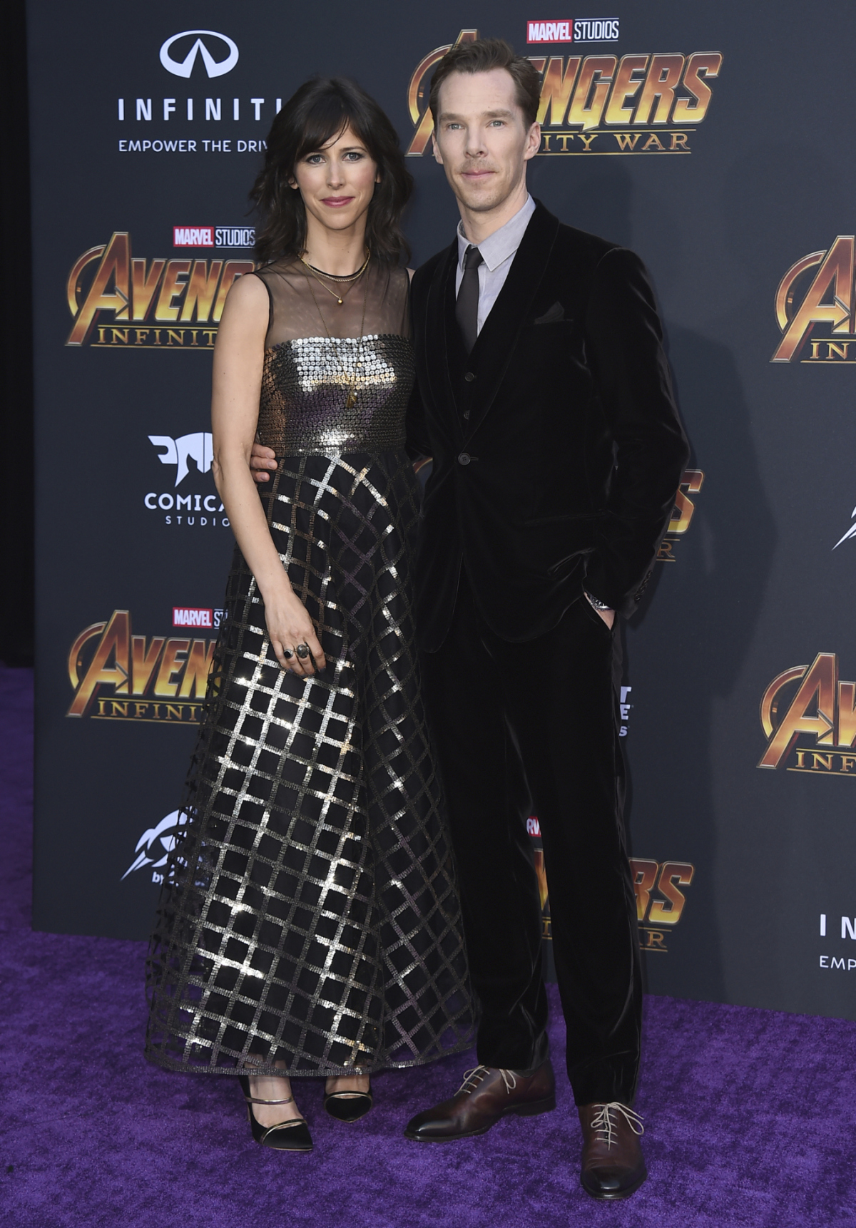 Herec Benedict Cumberbatch (predstaviteľ Doktora Strangea) a jeho manželka Sophie Hunter.