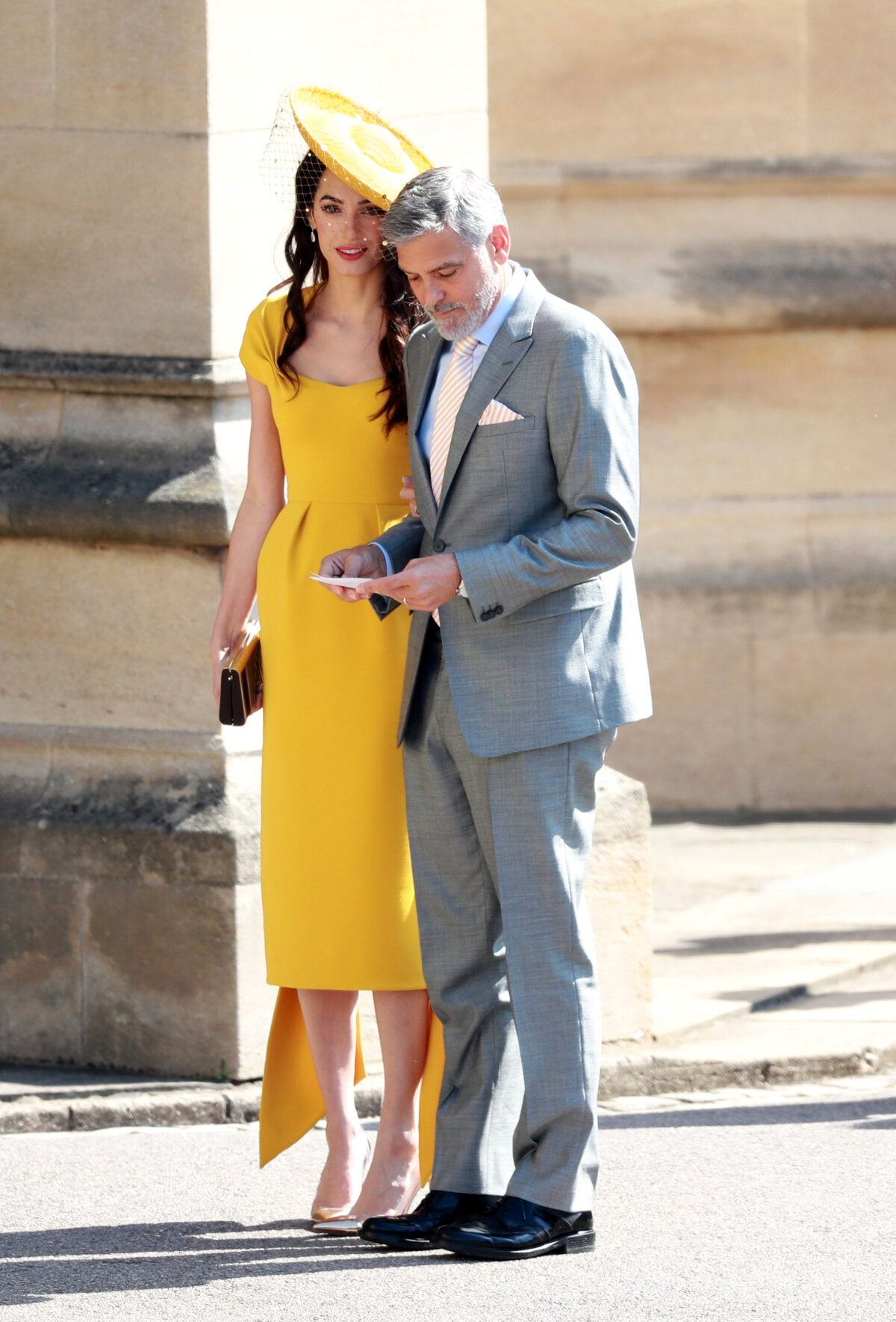 Herec George Clooney a jeho manželka Amal Clooney.