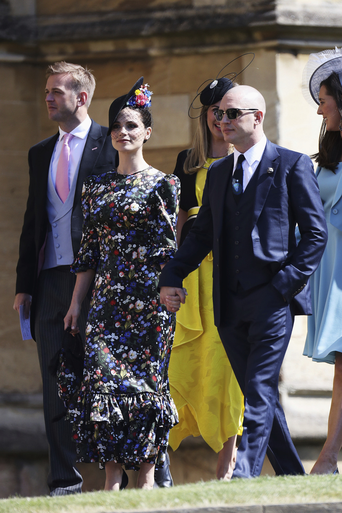 Herečka Charlotte Riley a jej partner - herec Tom Hardy.