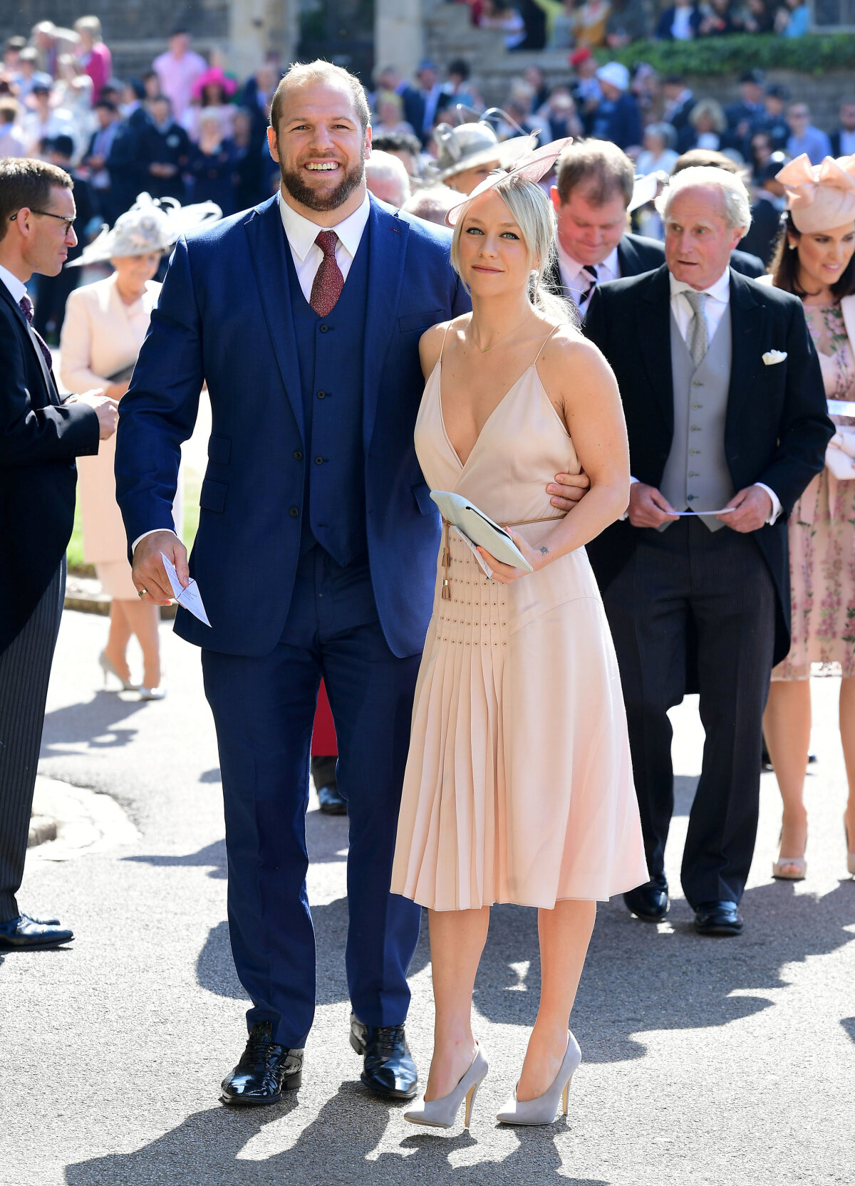Ragbista James Haskell a jeho partnerka Chloe Madeley.