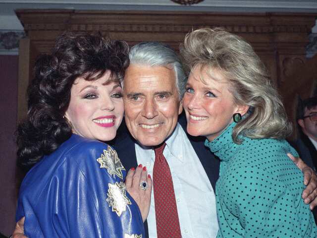 John Forsythe, Joan Collins