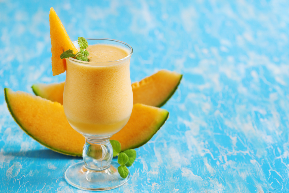 Melónovo-ananásové smoothie.